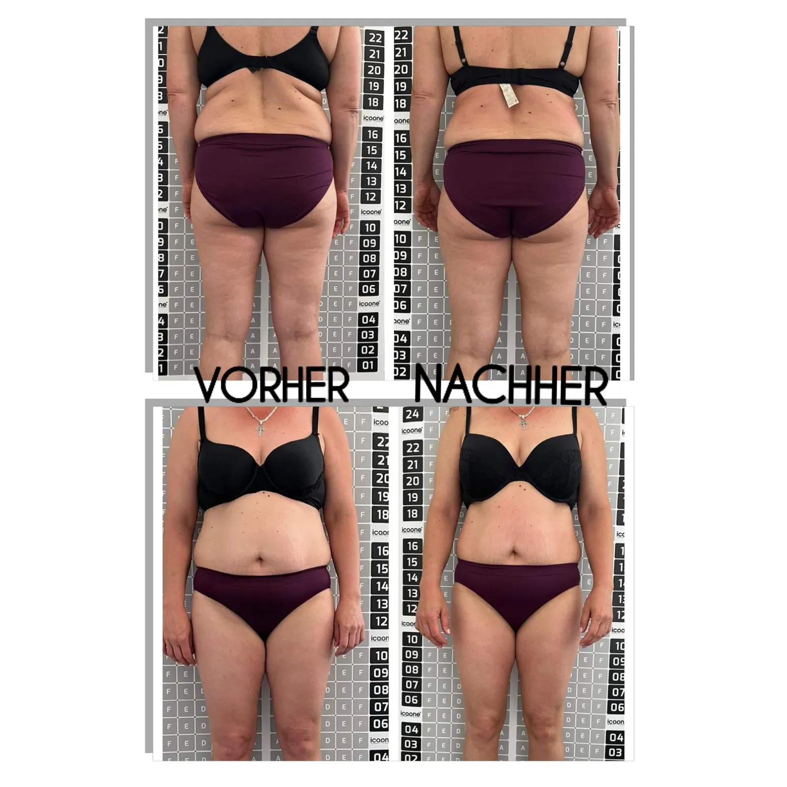 Körper Umfang Reduktion – Ergebnis